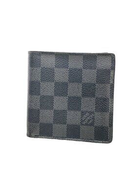 Louis Vuitton Wallet Damier Graphite Portefeuille Marco Black